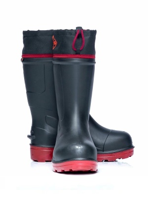 СВ-71ум Сапоги мужские из ЭВА с ПУ подошвой с манжетой и утеплителем "Тритон" (41 Чёрный)